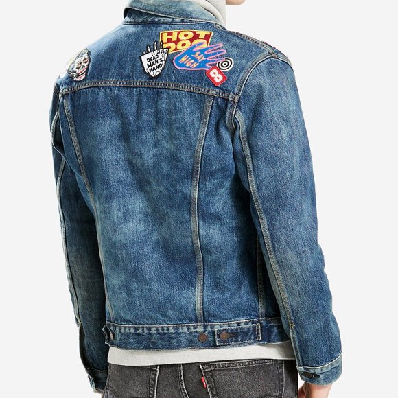 Levi's Limited Edition Men's Patched Trucker Denim Jacket - Picture 2 of 6